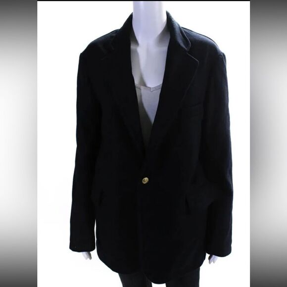 Denimist Deconstructed Blazer Navy Blue $525 - Picture 3 of 9